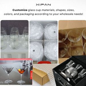 Copas de Cóctel de Cristal Ecológicas Hechas a Mano de Lujo, 4.5oz/5oz/7oz/9.6oz, para Bodas, Fiestas, <span class=keywords><strong>Mojito</strong></span>, <span class=keywords><strong>Martini</strong></span> - Product Image 5