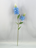 Bunga Delphinium Buatan Tangan Realistis Putih Kecil Gaya Modern Bahan PE Ramah Lingkungan Dapat Digunakan Kembali Dapat Didaur Ulang Pernikahan