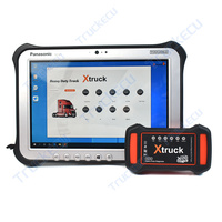 Broches complètes x-truck Y009 OBD détecteur multi-diag lien USB pour camion excavateur ISUZU/RENAULT/VOVOL Kit de Diagnostic avec tablette FZ-G1