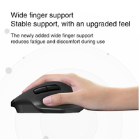 Souris de jeu sans fil RGB rechargeable ergonomique BT / Filaire + 2.4g 1Khz Souris de bureau