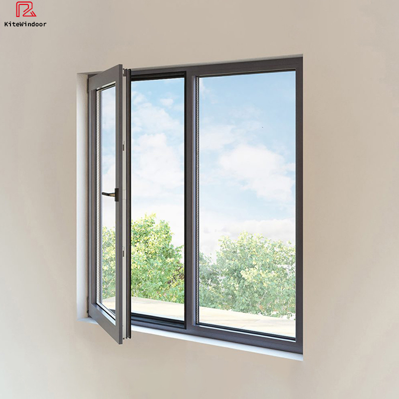 Modern Double Glazed Aluminum Alloy Casement
