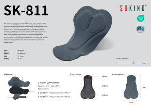 Cuissardes de cyclisme confortables pour femmes, idéales pour les longues séances de vélo, avec bretelles personnalisées et coussinets en mousse respirante - Product Image 2