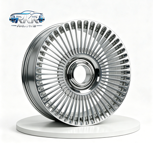 Rueda de Aleación Fundida RKR de <span class=keywords><strong>17</strong></span> Pulgadas 5x120, Ligera, para Conducción Cómoda, para Autos Familiares, con <span class=keywords><strong>Tapacubos</strong></span> - Product Image 3
