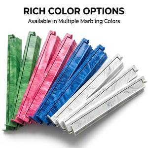 HIMORE Rak Marbling Berkualitas Tinggi 2 in 1 Set Penggeser Mewah Elegan Penggaris Ketebalan Stabil Penyangga Mahjong Dengan Harga Menarik - Product Image 4