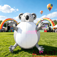 Ballon gonflable mascotte koala de dessin animé pour la décoration de parcs parent-enfant, jouet animal koala gonflable pour décorations de fête