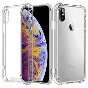 Meilleure Vente 2 PIÈCES Trempé D'intimité Lunettes + Antichoc de Téléphone Portable Transparent TPU Clair Pour Iphone <span class=keywords><strong>XS</strong></span> MAX 6.5 pouces - Product Image 2