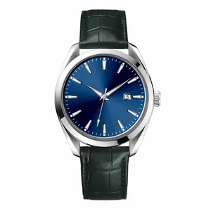 优质定制手表供应商Koshi relojes para marca的商务男装手表皮表带