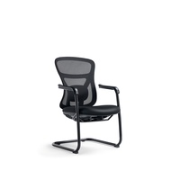 Chaise de bureau ergonomique JOHOOFURNITURE avec base cantilever, fabrication chinoise, idéale pour salle de conférence, coussin épais et confortable