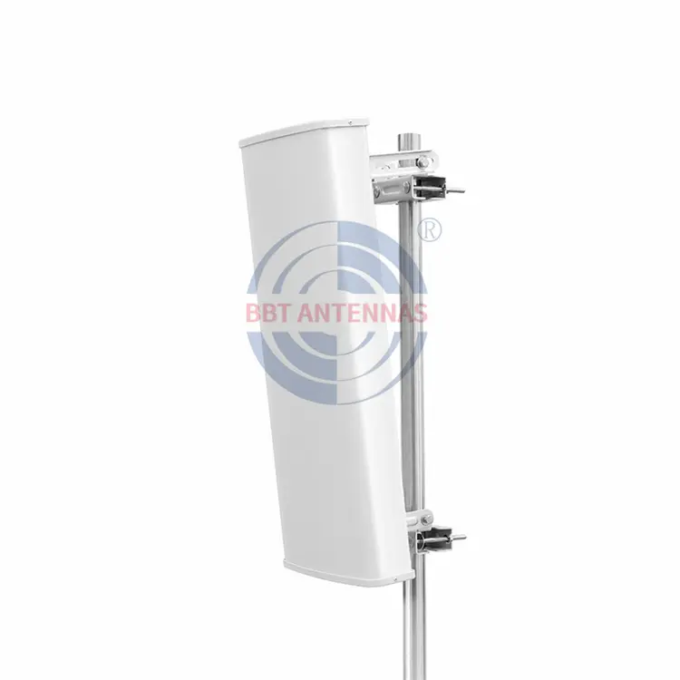 Antena banda larga 806-2700mhz 3g 4g lte 14dbi base station mimo setor com 2 portas