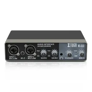 Xtuga Studio Live Audio Interface Sound Karte Einstellbar Audio Eingang Mixer Für Aufnahme Mikrofon