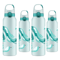 Gourde isotherme à double paroi sous vide 600 ml pour sports de plein air, en acier inoxydable 18/8, avec logo personnalisé