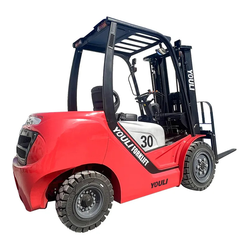 Youli 3 Ton 5 Tons Diesel Forklift Multi-brand Forklift with Isuzu Engine Optional with Mitsubishi Engine