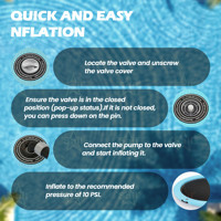 Matelas flottant personnalisé pour l'eau, hamac aquatique de haute qualité, hamac gonflable pour les fêtes et les adultes et les enfants