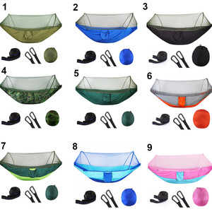 <span class=keywords><strong>Hamac</strong></span> de camping avec filet, hamacs parachutes doubles portables légers, <span class=keywords><strong>hamac</strong></span> de camping haute capacité et résistant à la déchirure - Product Image 3