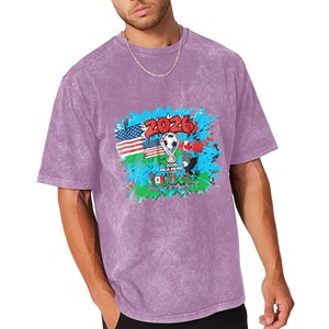 T-shirt Homme Coupe du Monde 2026 États-Unis Canada Mexique – Motif Football Vintage Style Urbain Décontracté Quotidien Manches Courtes – En Stock aux États-Unis - Product Image 2