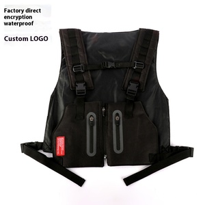 Gilet tactique multifonctionnel personnalisé pour homme – Vêtement de sport d'extérieur grande capacité, résistant à l'usure, avec sac à dos intégré - Product Image 2