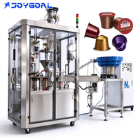 Machine de remplissage et de scellage automatique de capsules de café rotative pour dosettes compatibles K Cup Nespresso avec système de purge à l'azote