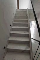 Takara — escalier en marbre et quartz, bande d'escalier moderne et simple, prix d'usine, en marbre, en vogue