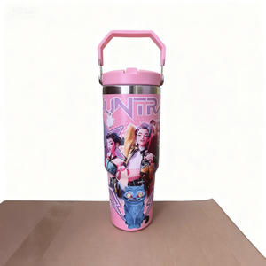 Vaso Térmico Kp De Hunter de 30 oz, Taza de Viaje de Acero Inoxidable 304 con Pajita y Asa, Gran Venta - Product Image 3