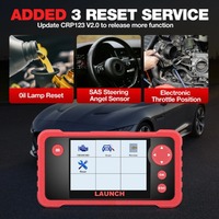 Herramienta de Diagnóstico LAUNCH CRP123 V2.0 Plus Elite para Escanear Todos los Sistemas con 3 Funciones de Reinicio: Servicio de Aceite/Reinicio SAS, Escáner OBD2