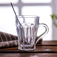 Hxglass vente en gros personnalisé sans plomb verre café thé tasse boisson chaude bière verre tasse