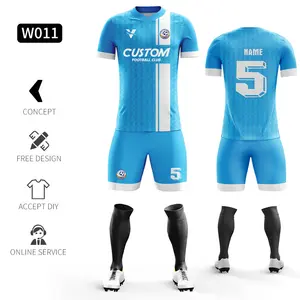Conjunto de camisa de futebol para homens, camisas personalizadas para prática de futebol, uniforme de esportes e de futebol