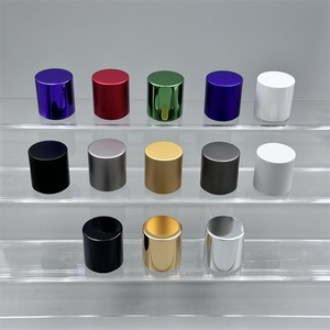 Tapa de perfume magnética de aluminio negro mate de gama alta de 15mm <span class=keywords><strong>13</strong></span>/15FEA tapón de botella de alta calidad para botellas y embalaje - Product Image 3