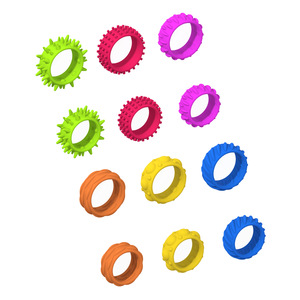 New Sensory Spinner Fidget <b>Rings</b> for Anxiety Finger Massage Toys <b>Stress</b> Relief Finger Autism Anti Acupressure <b>Ring</b> Gift - Product Image 5