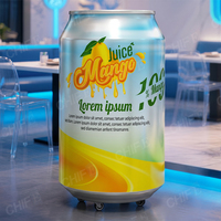 Écran LED créatif en forme de canette de bière, affichage vidéo 360°, pilier d'affichage LED cylindrique pour exposition