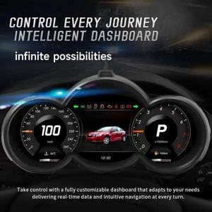 Pour Chevrolet Cruze Lacetti Classic Lacett 2009-2014 Tableau de bord numérique LCD Panneau d'instruments Cockpit Compteur de vitesse Carplay - Product Image 5