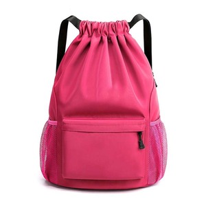Custom Logo <b>Drawstring</b> Backpack for Women Men <b>Waterproof</b> <b>Drawstring</b> Gym <b>Bag</b> Basketball String Sports <b>Bag</b> for Soccer - Product Image 4
