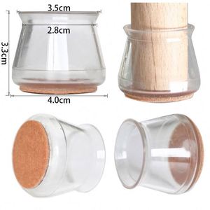 Housse de protection en silicone pour meubles, protège-pieds de chaise ronds et carrés, protège-sol en silicone élastique - Product Image 1