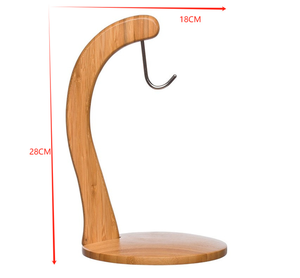Cestino appendibile in bambù ecologico <span class=keywords><strong>a</strong></span> 1 livello per frutta con gancio porta banana - Product Image 6