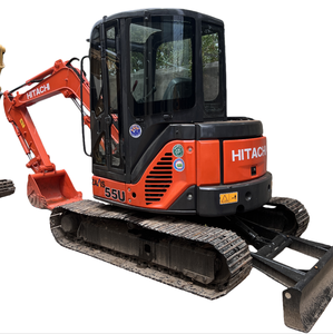 Miniexcavadora usada Hitachi ZX55U de 5.5 toneladas, excavadora hidráulica de cadenas, en venta. - Product Image 1