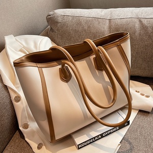 2026 Women's Tote Handbag Large Capacity PU Fabric Shoulder <strong>Bag</strong> with <strong>Open</strong> Closure Fashionable Autumn Tote <strong>Bag</strong> - Product Image 1