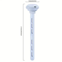 Humidificateur portable à longueur réglable, mini diffuseur d'huiles essentielles avec lumière, humidificateur à ultrasons à brume fraîche pour la maison, le bureau et les voyages