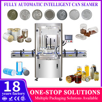 Machine de scellage entièrement automatique pour boîtes de conserve, scelleuse de boîtes de thon, scelleuse de boîtes de lait en poudre, équipement de sertissage de boîtes métalliques pour fruits secs