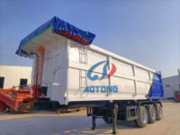 Remorque inclinable à décharge automatique, diagnostic de camion à benne de haute qualité, conteneur à défoncement de 40 pieds