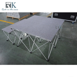 Square 4ftx4ft <b>Platform</b> <b>Stage</b> Non-rust Aluminum Spider Riser <b>Stage</b> Sale - Product Image 6