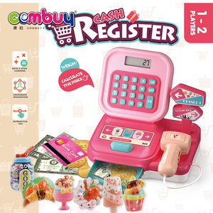 Mini <span class=keywords><strong>caja</strong></span> <span class=keywords><strong>registradora</strong></span> de plástico con pantalla táctil para niños, juguete con iluminación y efectos de sonido, juguete para juego de simulación - Product Image 5