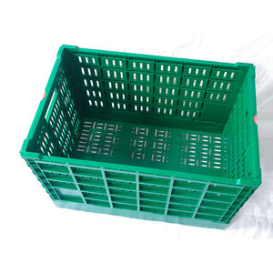 Có Thể Gập Lại Nông Nghiệp Nhựa Thùng Đóng Mở Trái Cây Và Rau Lưu Trữ Có Thể Tái Chế Vents Container Stackable Thùng - Product Image 5