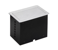 Prise de courant escamotable pour salle de réunion de bureau, prise de courant USB escamotable en alliage d'aluminium, prise de courant de bureau