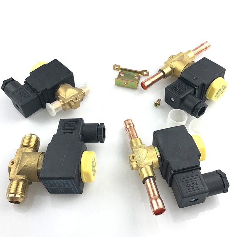1/4 "SAE ODF недорогой электромагнитный клапан для конденсационного блока