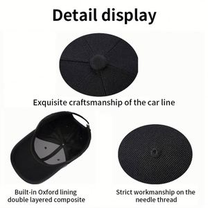 Casquettes de baseball unisexes, simples, vierges, bon marché, à 6 panneaux, taille adulte, logo personnalisé, fabrication en gros - Product Image 2