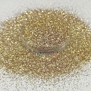 Kosmetischer loser Glitzer-Lidschatten Gold klobiger Glitzer pulver für Lidschatten nägel