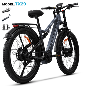 จักรยานเสือภูเขาไฟฟ้า TX29 ขนาด 27.5 นิ้ว 48V 2000W มอเตอร์คู่ ยางใหญ่ มอเตอร์ฮับหลังแบบไร้แปรงถ่าน แบตเตอรี่ลิเธียม 19.2AH รุ่นสำหรับผู้ใหญ่ - Product Image 2