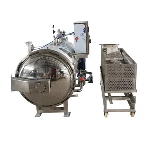 200L 500 Liter kleine vertikale Retorte maschine/Autoklav Industrie/Flaschen Sterilisation maschine
