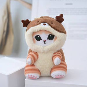 Llavero de Peluche de Gato Tiburón, Lindo y Moderno, Muñeco de Peluche de Gato Tiburón para Disfrazarse - Product Image 3