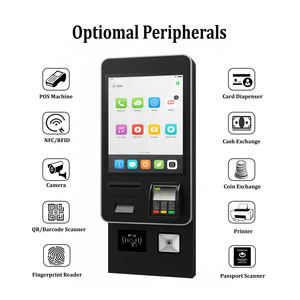 Kiosque de commande automatique Montage mural Équipement de paiement de lavage de voiture en libre-<span class=keywords><strong>service</strong></span> extérieur Kiosque tactile interactif de 21.5 pouces - Product Image 3