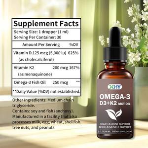 Gouttes <span class=keywords><strong>de</strong></span> vitamine D3 K2 OEM avec <span class=keywords><strong>huile</strong></span> <span class=keywords><strong>de</strong></span> noix <span class=keywords><strong>de</strong></span> <span class=keywords><strong>coco</strong></span> pour les os adultes et les niveaux d'énergie - Product Image 4